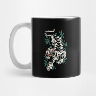 Tiger Oriental Beast Attacking Mug